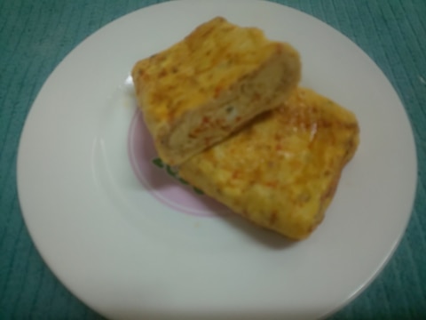 七味マヨで♪厚焼き卵